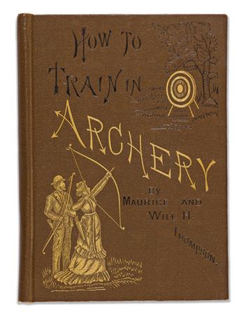 (SPORTS--ARCHERY.) Pair of archery manuals, How to Train in Archery and The Archers Complete Guide.